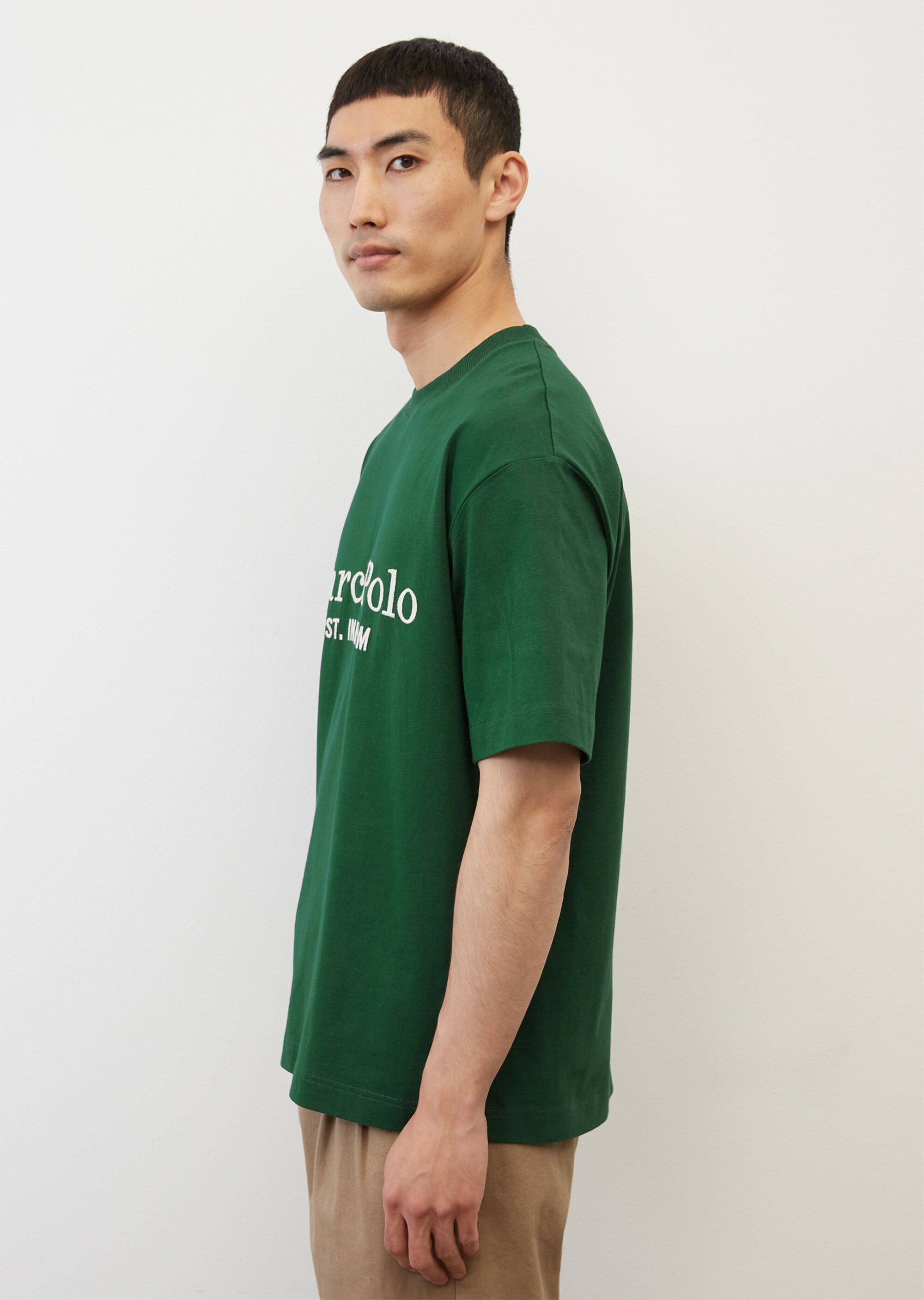 Heavy-Jersey-T-Shirt relaxed aus hochwertiger Bio-Baumwolle