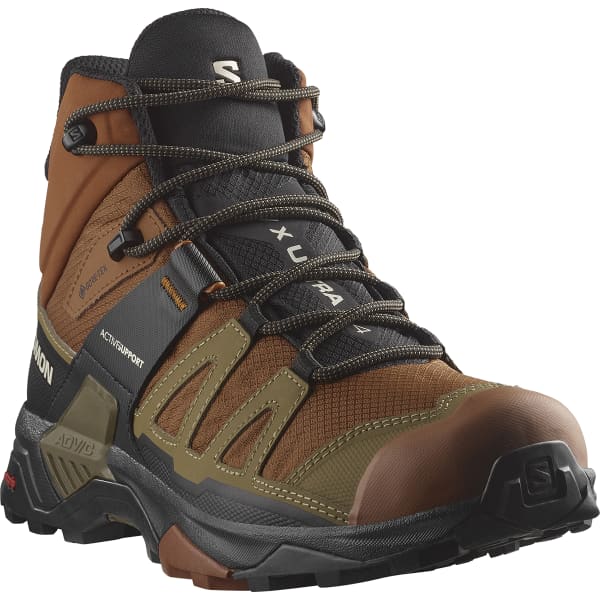Chaussure de randonnée mid SALOMON X ULTRA 4 MID GORE-TEX CARAMEL CAFE/GO