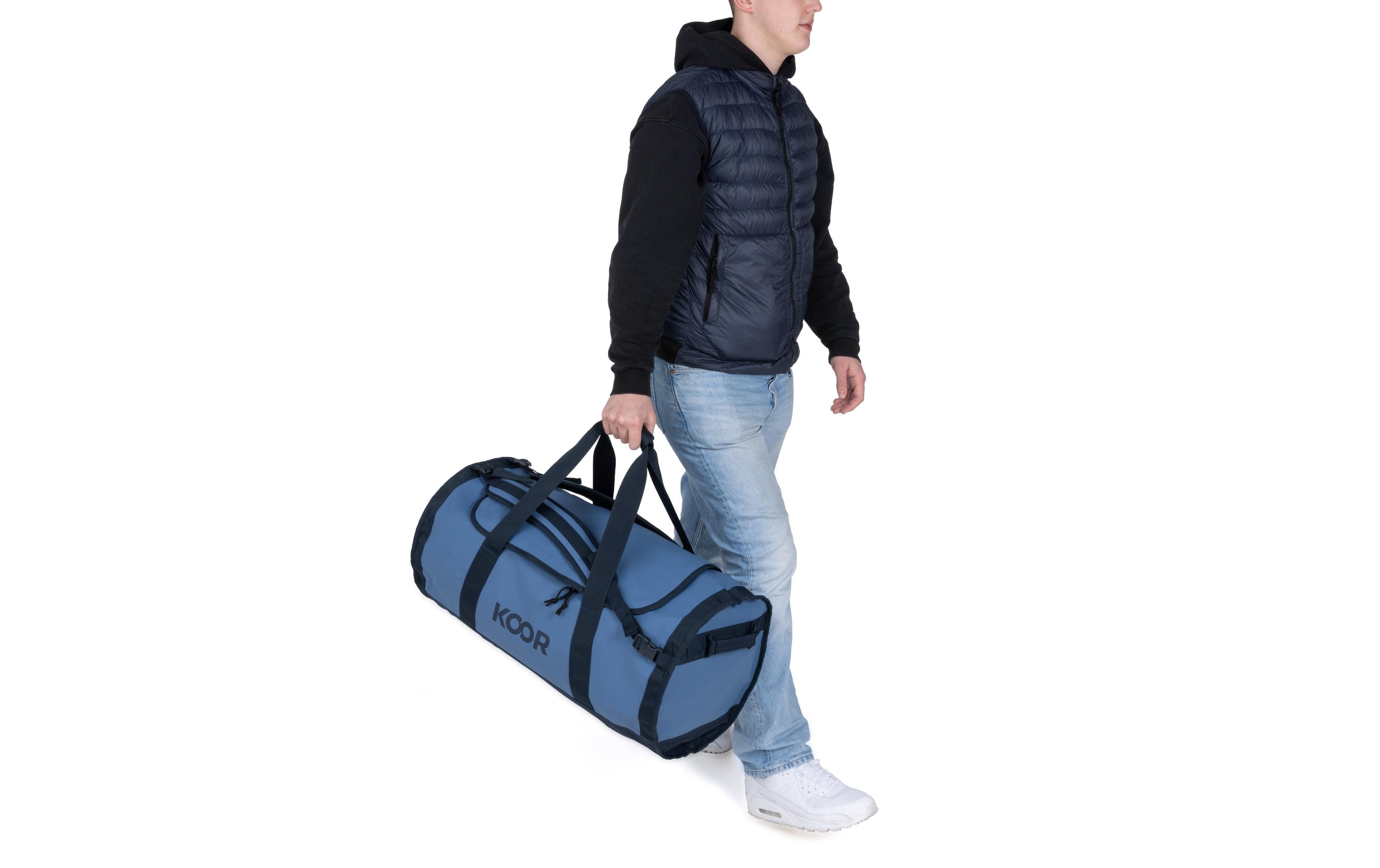 Duffle Bag Sooma 70 l, BlauWasserabweisende Reisetasche