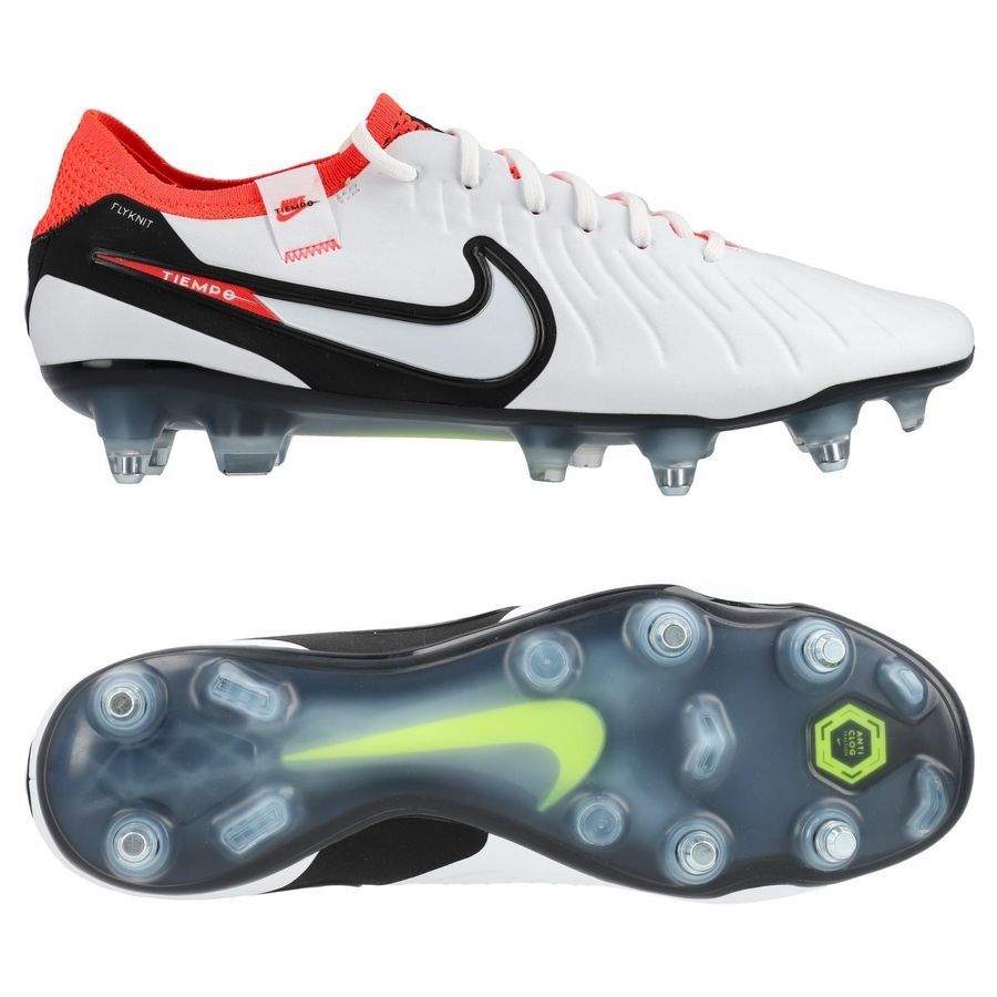 Nike Tiempo Legend 10 Elite SG-PRO Anti-Clog Ready - Blanc/Noir/Rouge