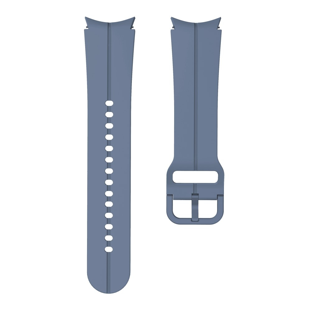Samsung Galaxy Watch 4 Classic (46mm) Ersatz Sport Silikon Armband Split Design (Gelenkumfang: 180 - 230mm) - Blau