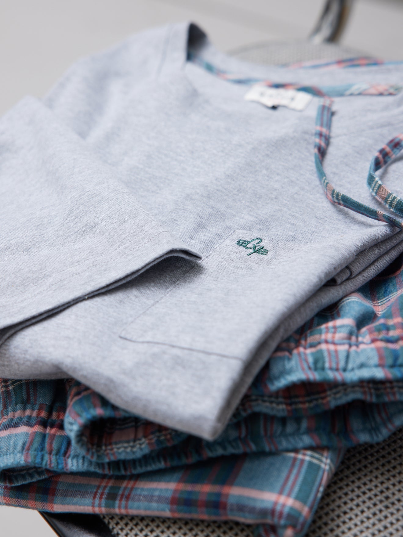 Pyjama bi-matière homme