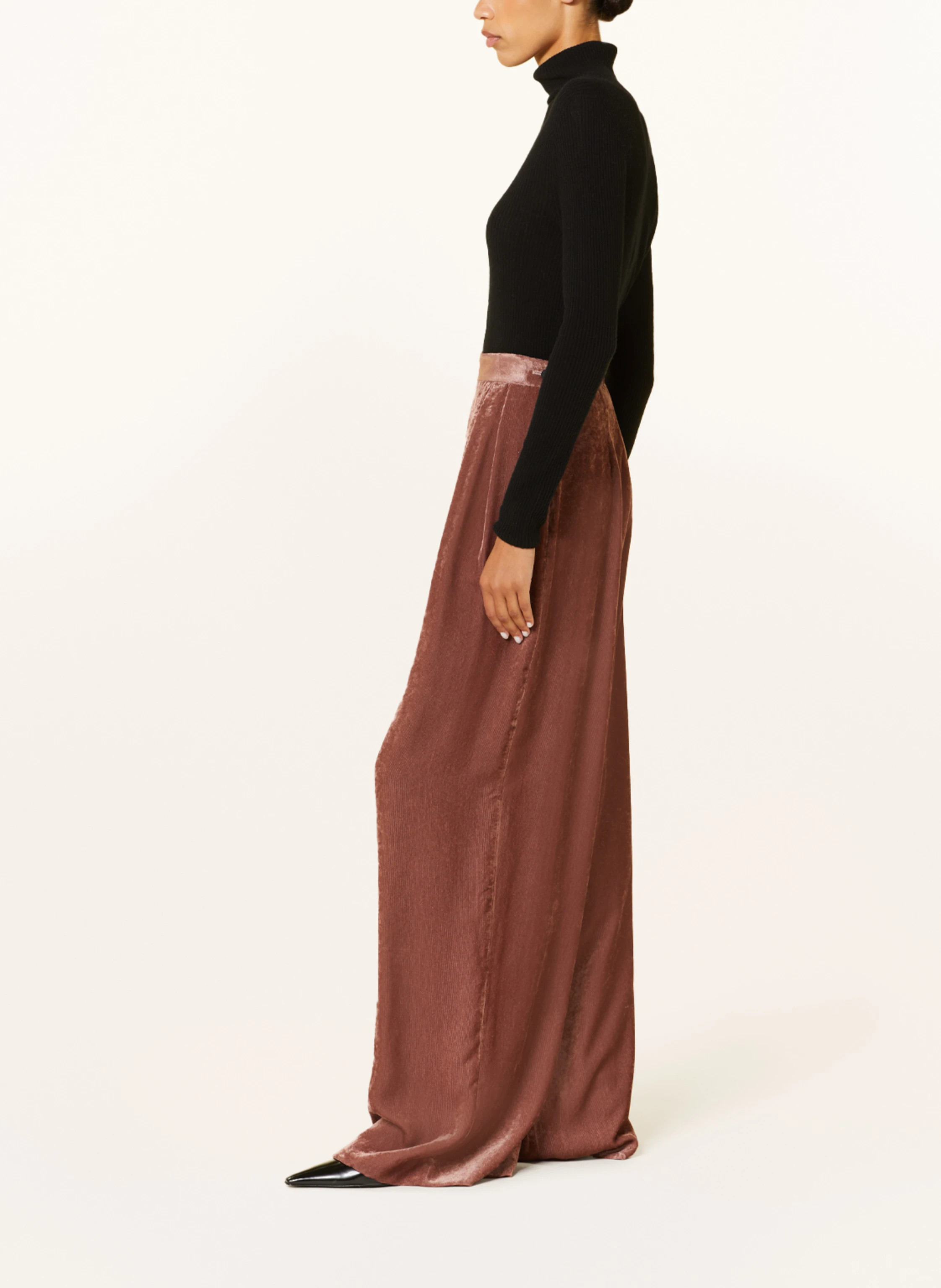 FABIANA FILIPPI Marlenehose aus Samt