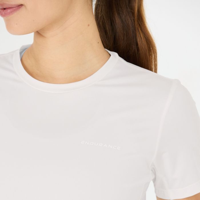 Endurance Dame T-shirts Nan S/S Tee Hvid