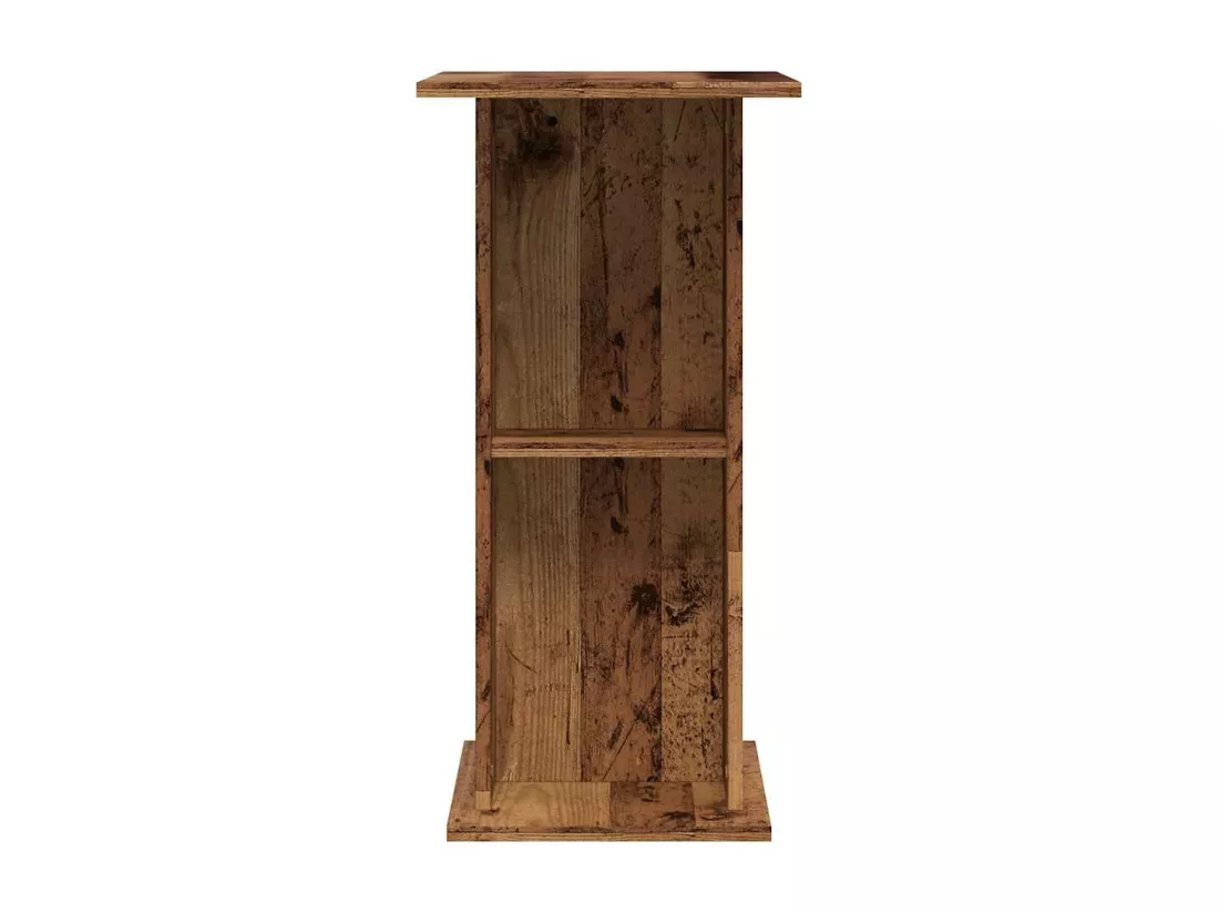 Support d'aquarium vieux bois 36x60,5x72,5 cm bois d'ingénierie