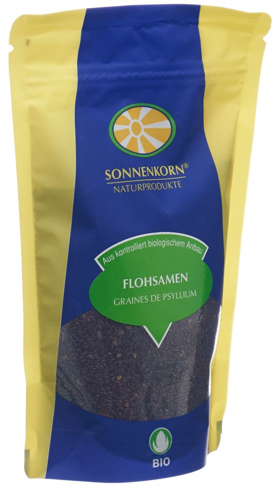 SONNENKORN Flohsamen<br>220 g, Bio Knospe