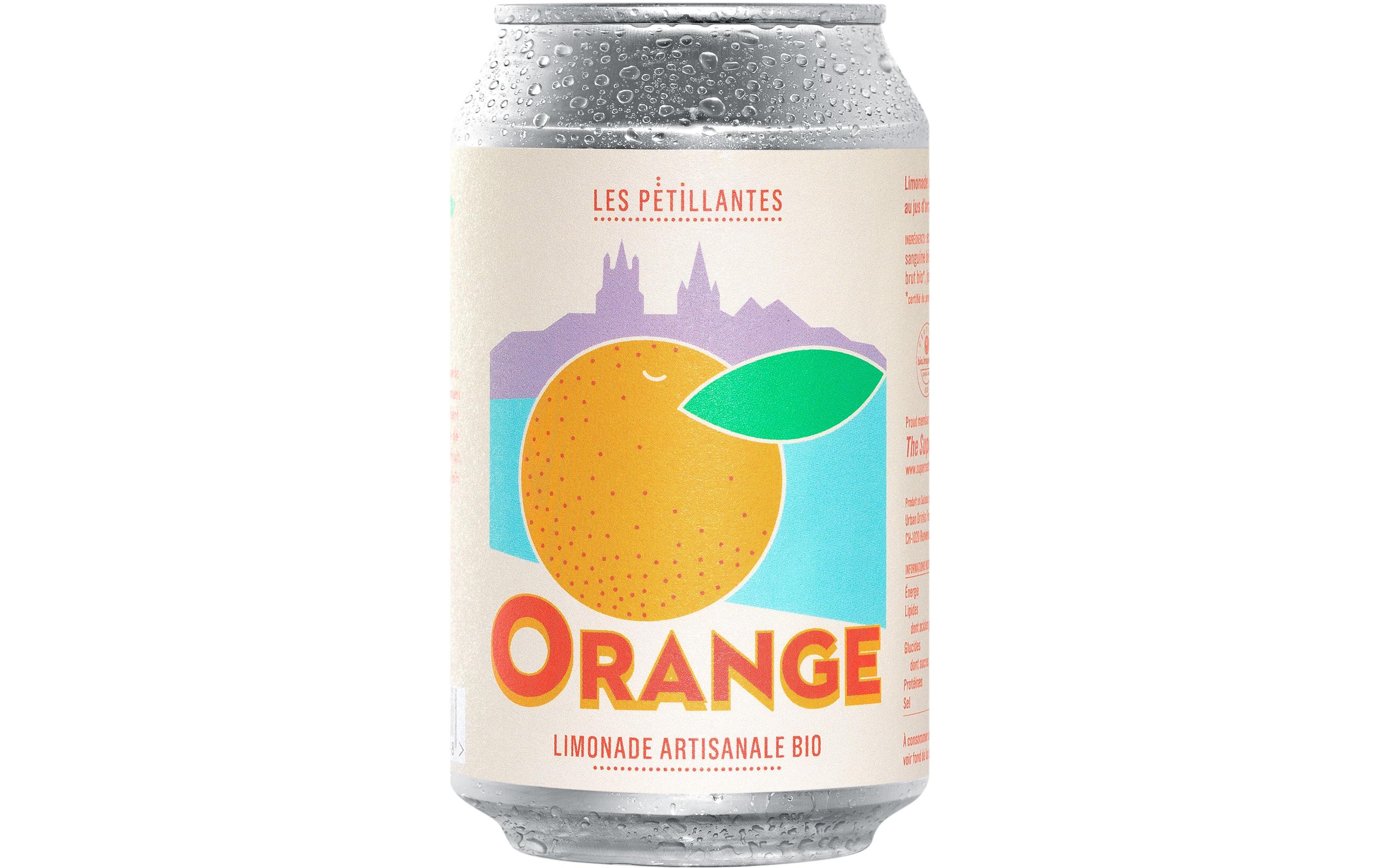 Bio Orangen Limonade les pétillantes 0.33 lDie echte hausgemachte Limonade aus der Schweiz