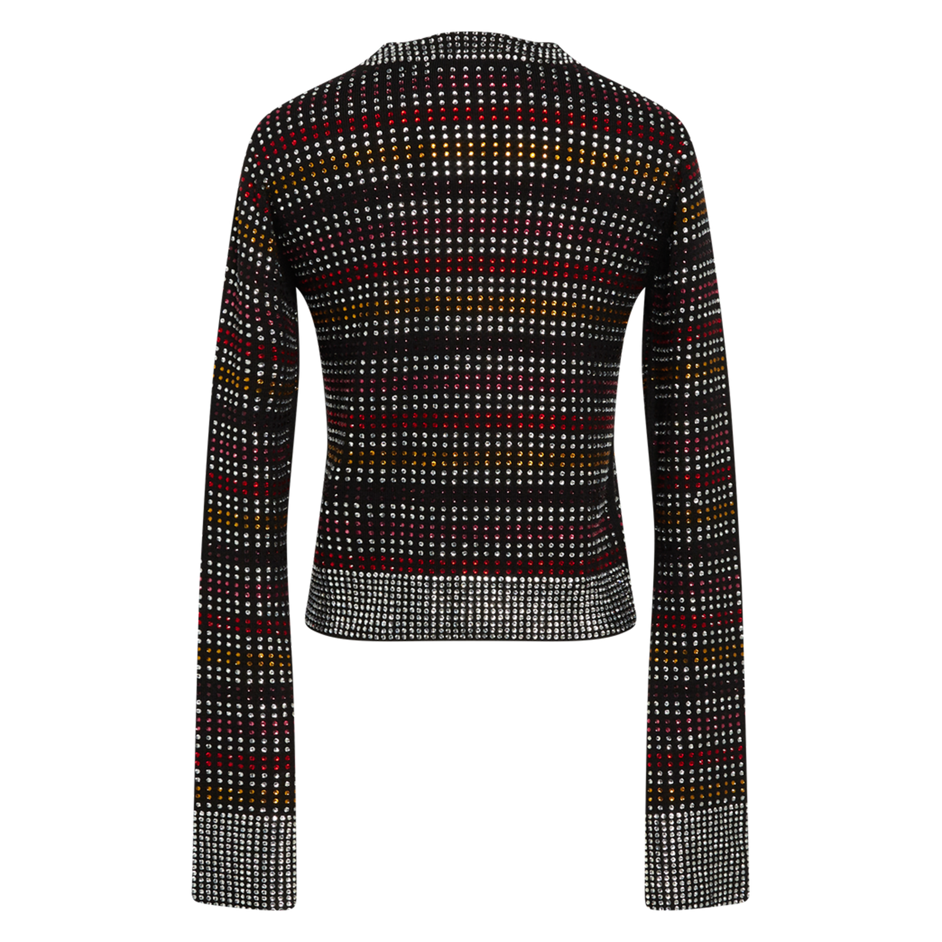 Pull col rond en laine mélangée | Multicolore