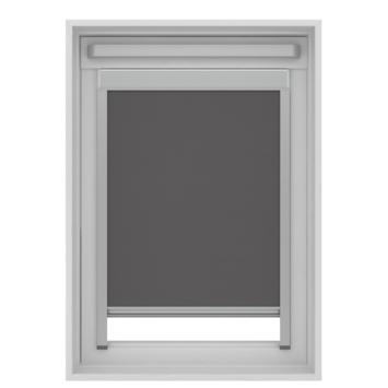 GAMMA dakraam rolgordijn verduisterend antraciet (kleurnr. 7034) t.b.v. VELUX® dakraam CK02