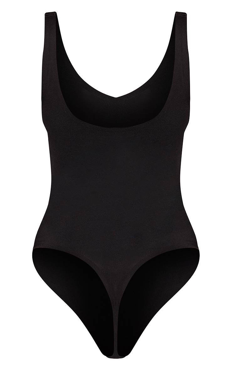Noir Body Décolleté Sans Coutures