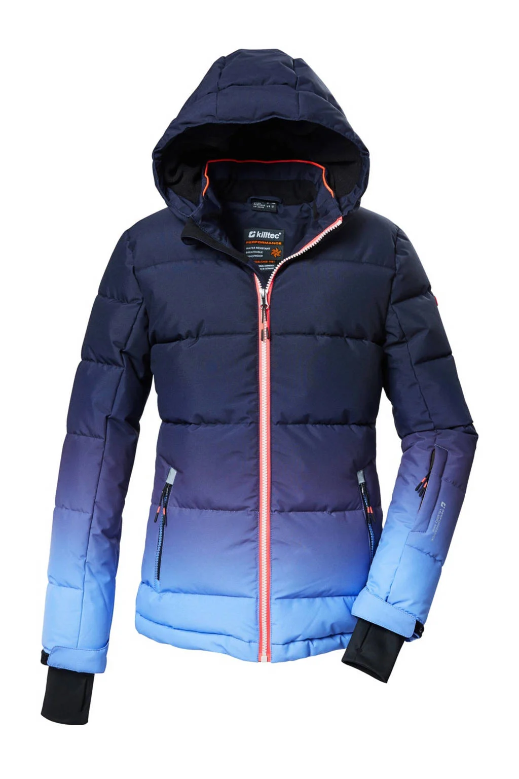 Killtec ski-jack donkerblauw/blauw