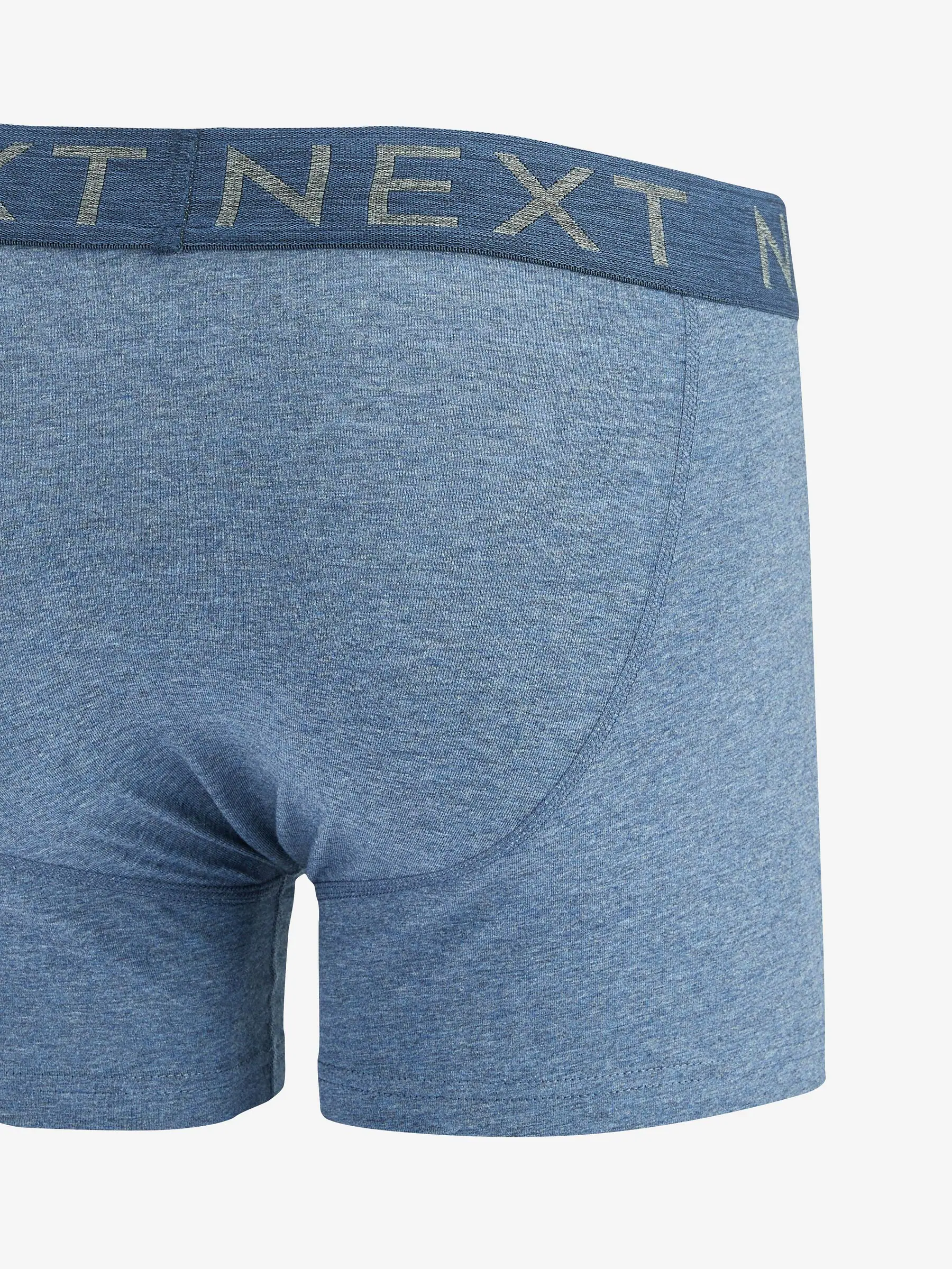 Blauw - Standaard - 10 Boxershorts zonder plooi