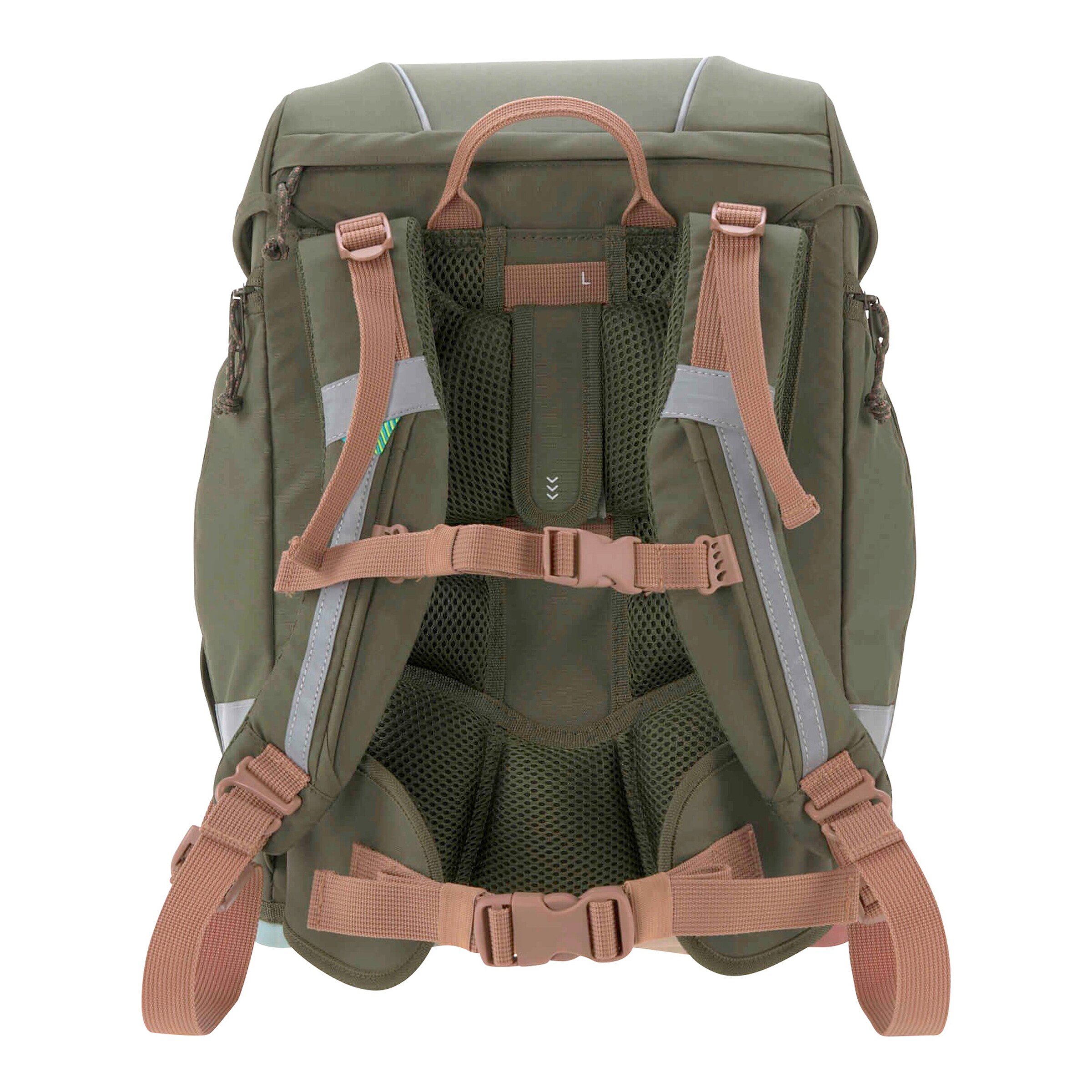 Lässig Schulranzen-Set Boxy Unique 7-tlg. olive
