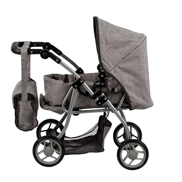 Puppenwagen - grau