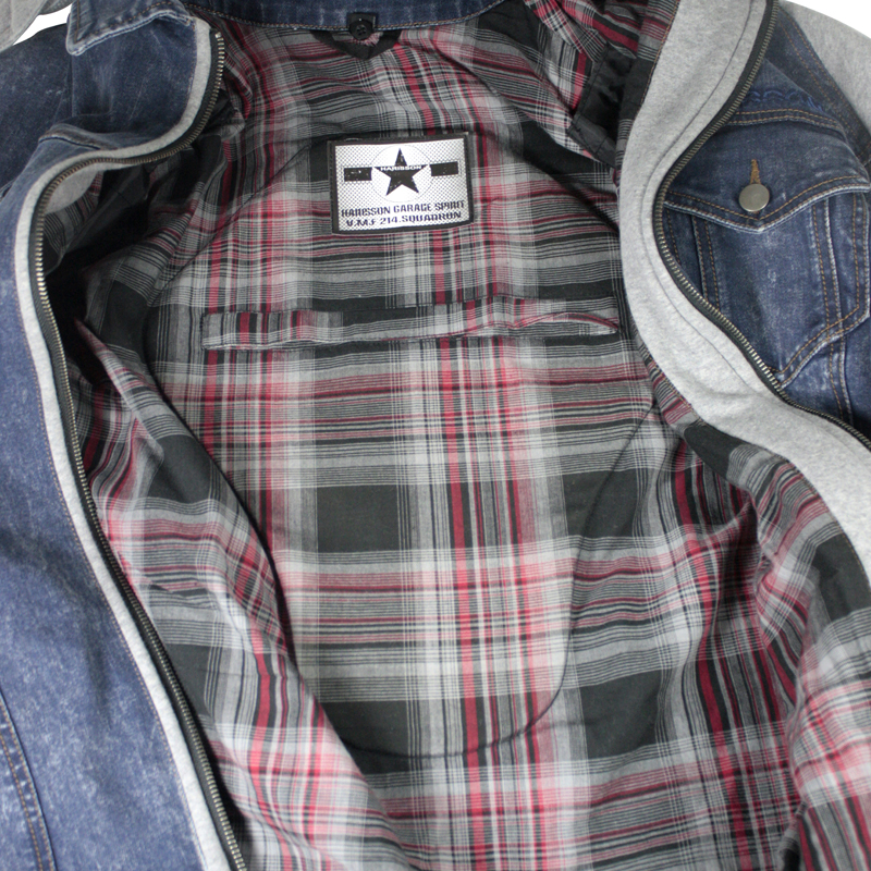 Harisson - Blouson Westside Bleu / Gris