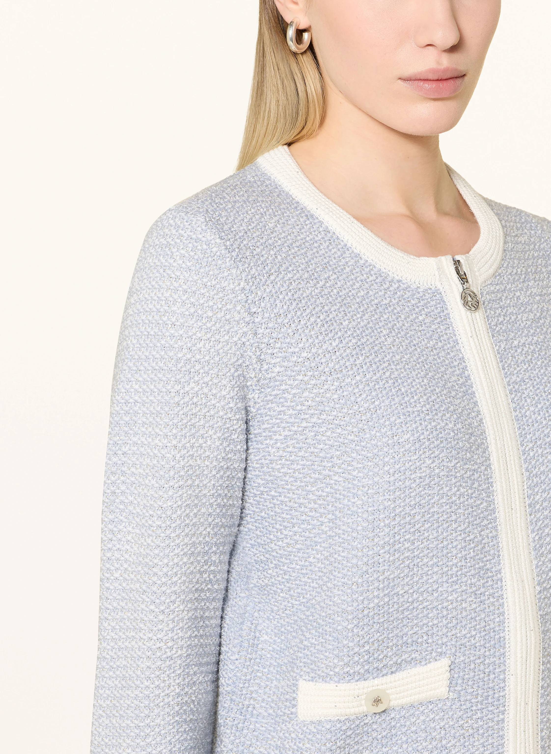 SPORTALM Strickjacke mit Glitzergarn