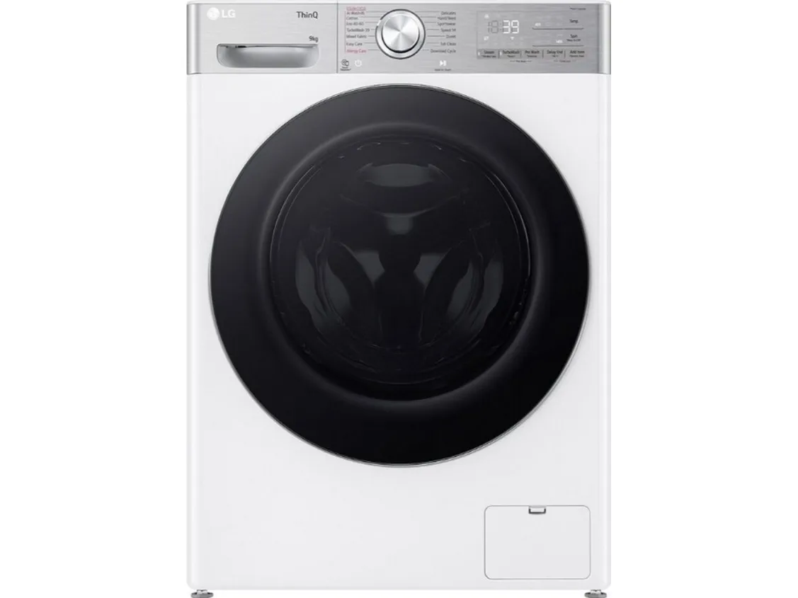 LG Serie R9 F4DR913P3WA - Vaske-/ tørremaskine - Wi-Fi - bredde: 60 cm - dybde: 66 cm - højde: 85 cm - frontbetjening - 13 kg - 1400 rpm - hvid
