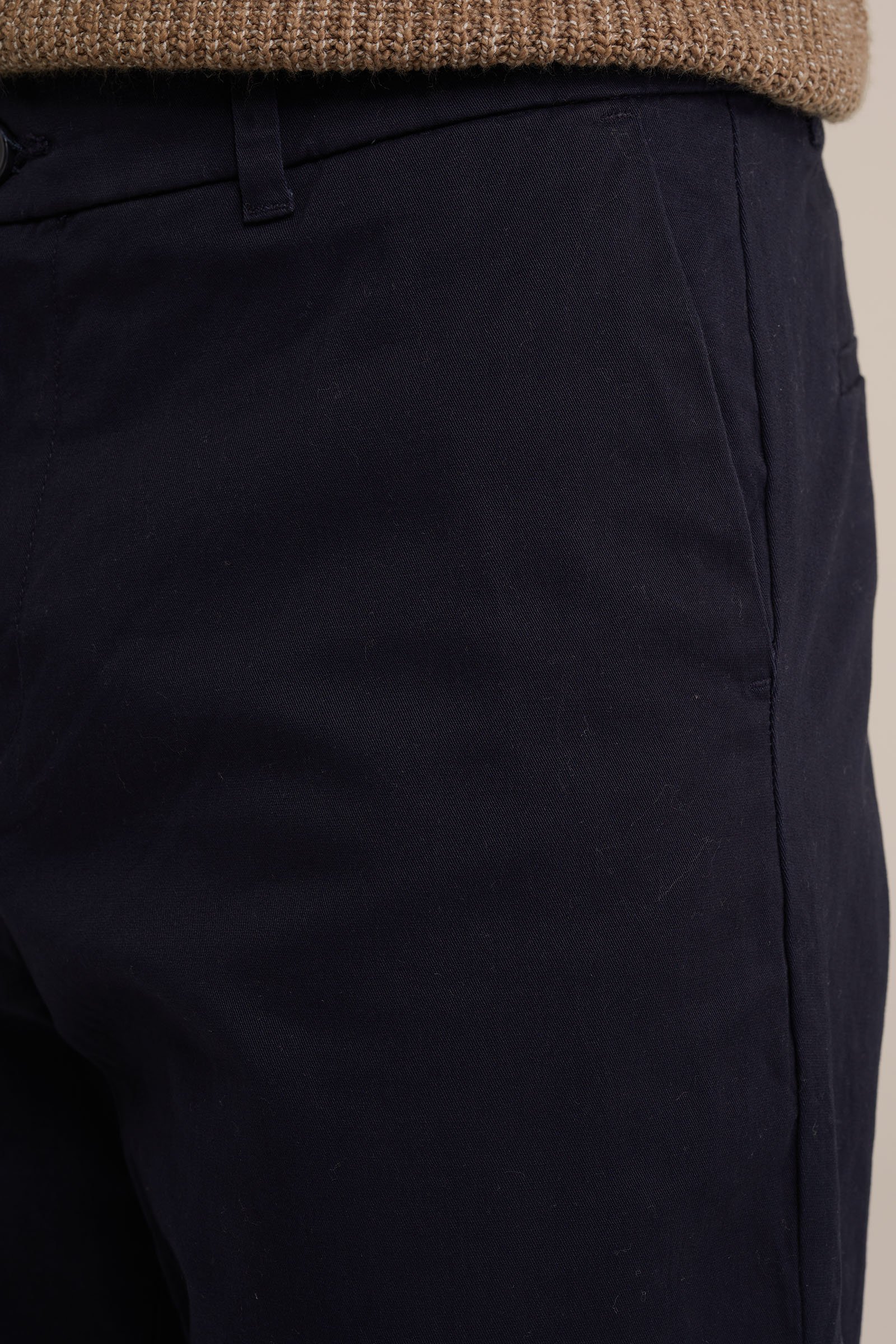 relaxed fit chino Fundamentals Marineblauw
