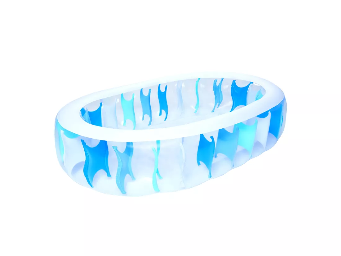 Piscine Gonflable pour Enfants Bestway Elíptica 229x152x51 cm Bleu