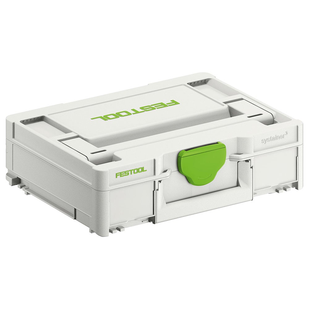 FESTOOL Systainer3 SYS 1 Medium 112mm x 396mm Storage Box 204840