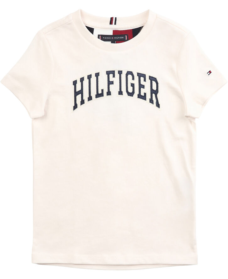 Tommy Hilfiger HILFIGER VARSITY TEE S/S Ancient white