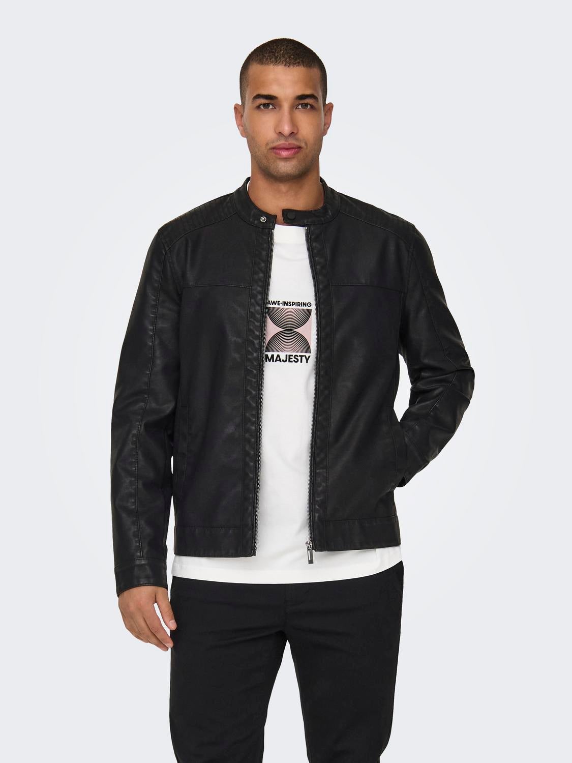 ONSMIKE Jacke Black