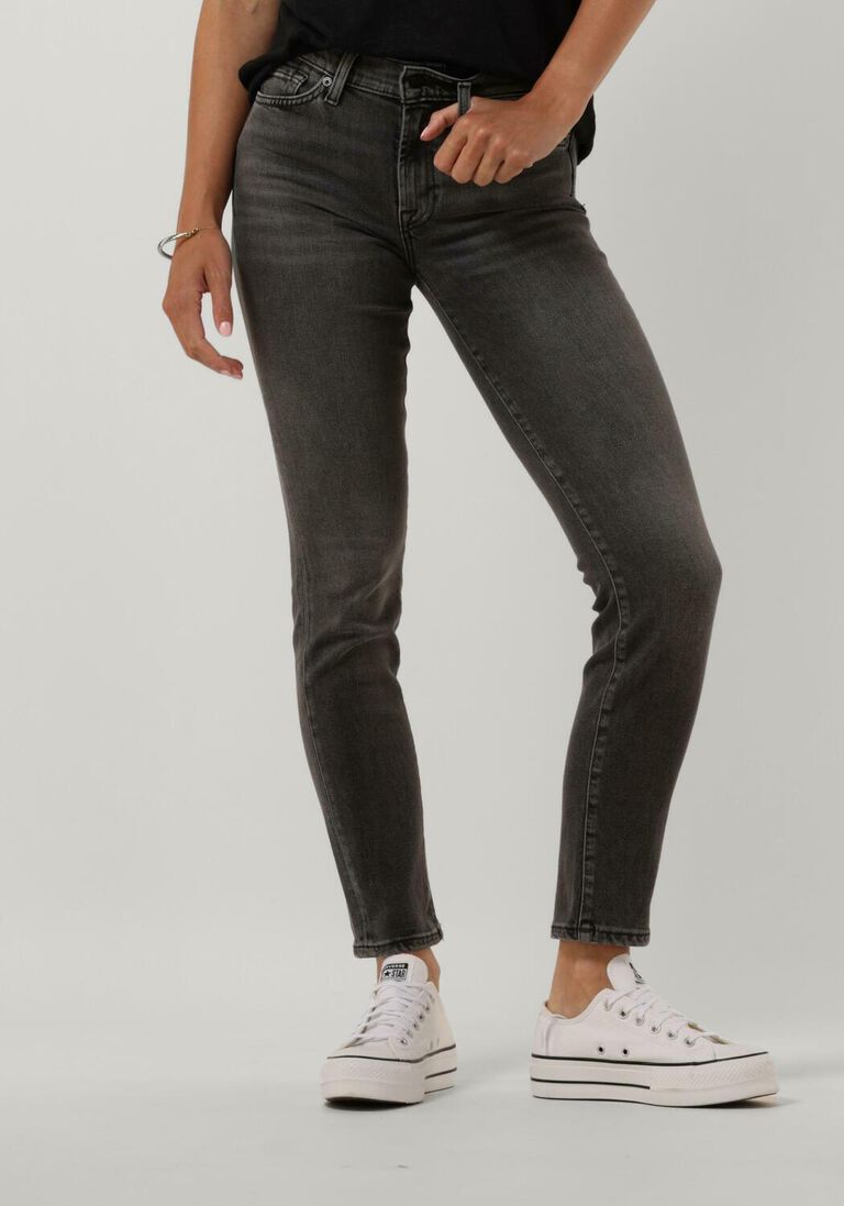 7 FOR ALL MANKIND zwarte 7 for all mankind skinny jeans roxanne luxe vintage courage