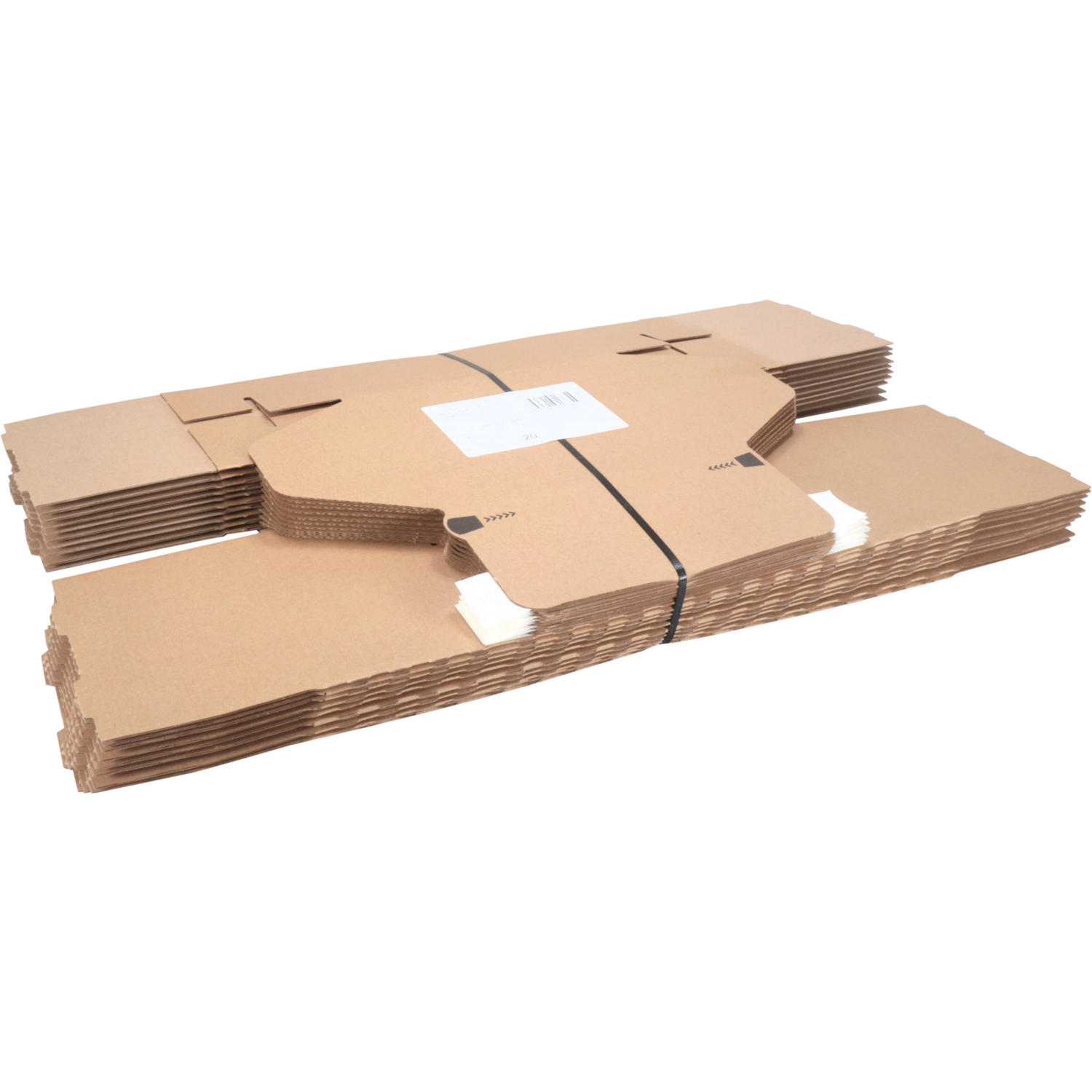 SendProof® Postpakketdoos, golfkarton, 192x155x91mm, bruin