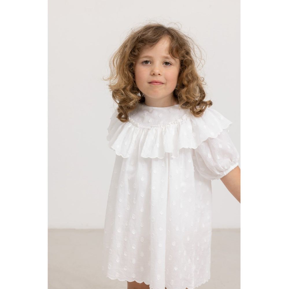 Køb MarMar Dobby Dots Gentle White Delsa Kjole