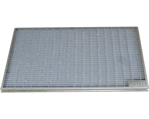 Wolfa persrooster voor deurmattenbox 60x40 cm (maaswijdte 30x10 mm)