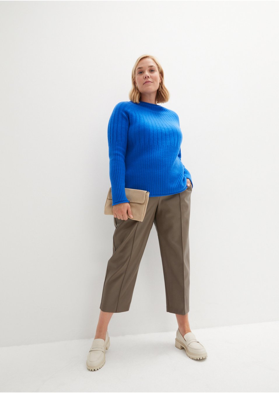 Pull en laine avec teneur en Good Cashmere Standard®