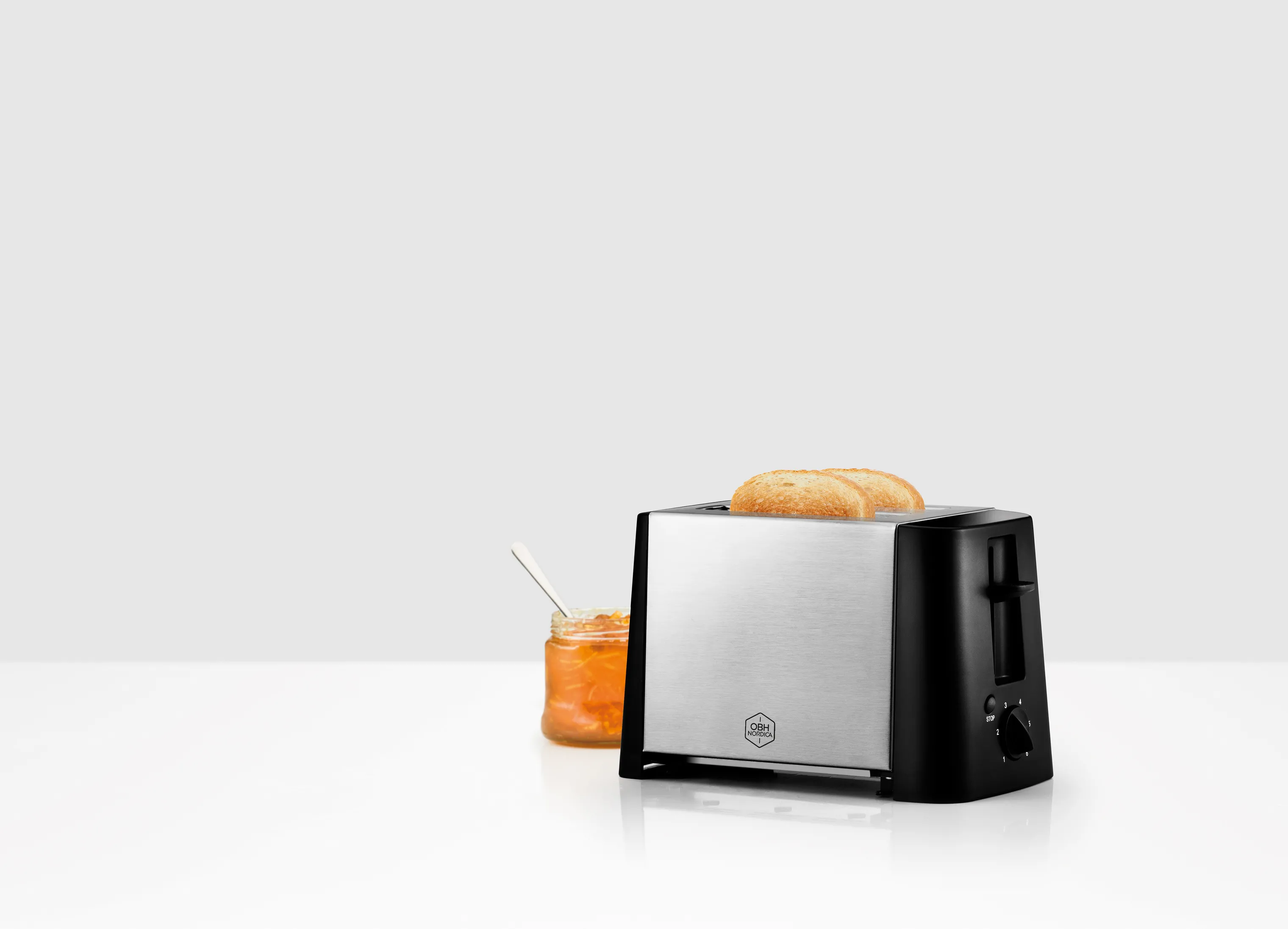 OBH Nordica Design Inox 2 Brødrister