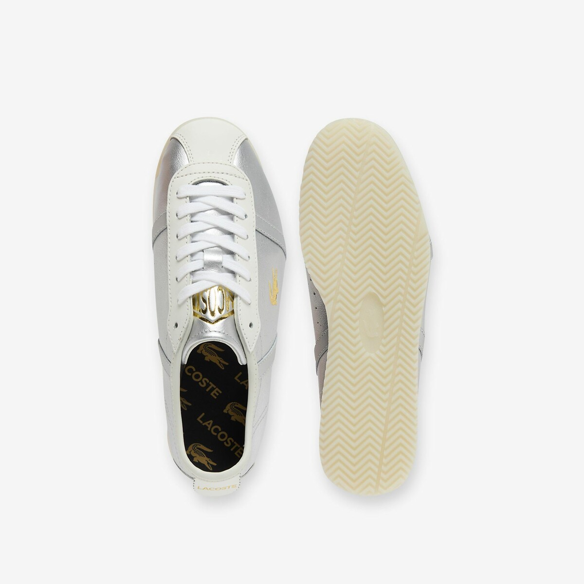 LACOSTE<br>Tênis de couro Club-Low