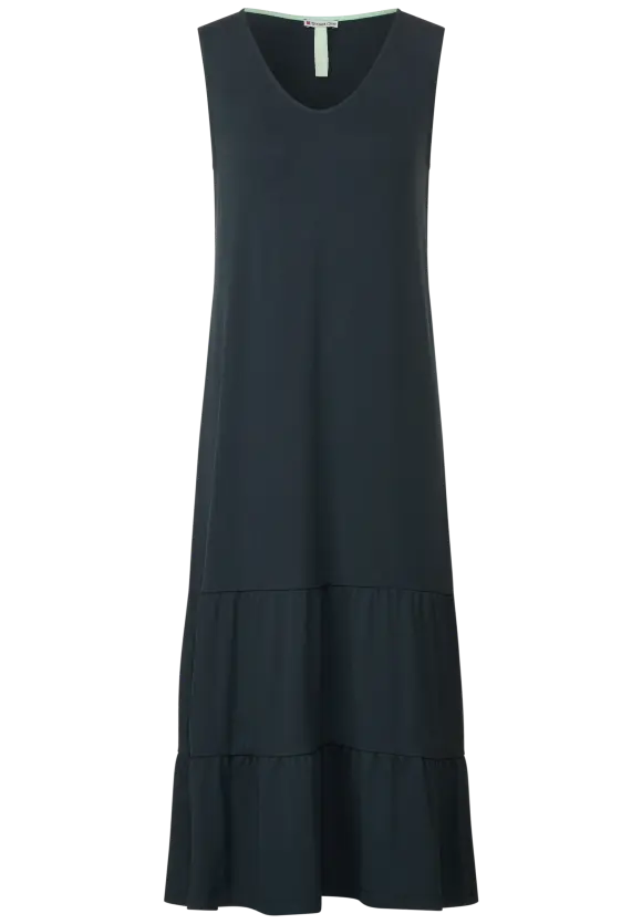 Unifarbenes Jerseykleid - cool vintage green