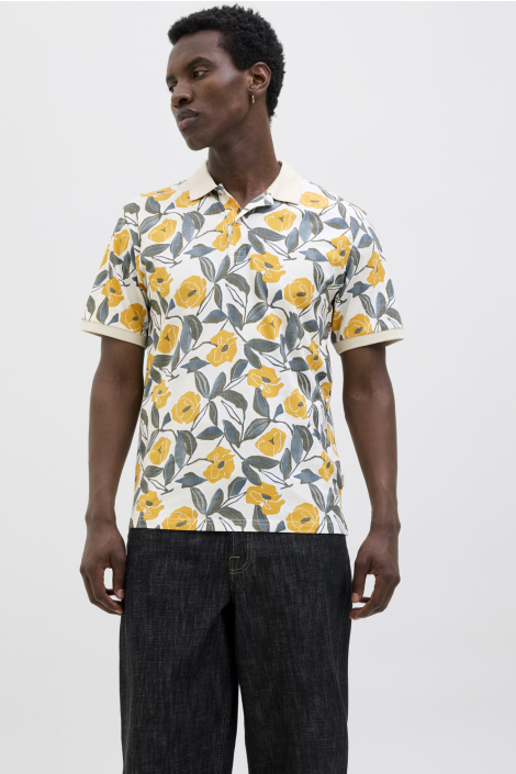 Jack & Jones gele heren polo