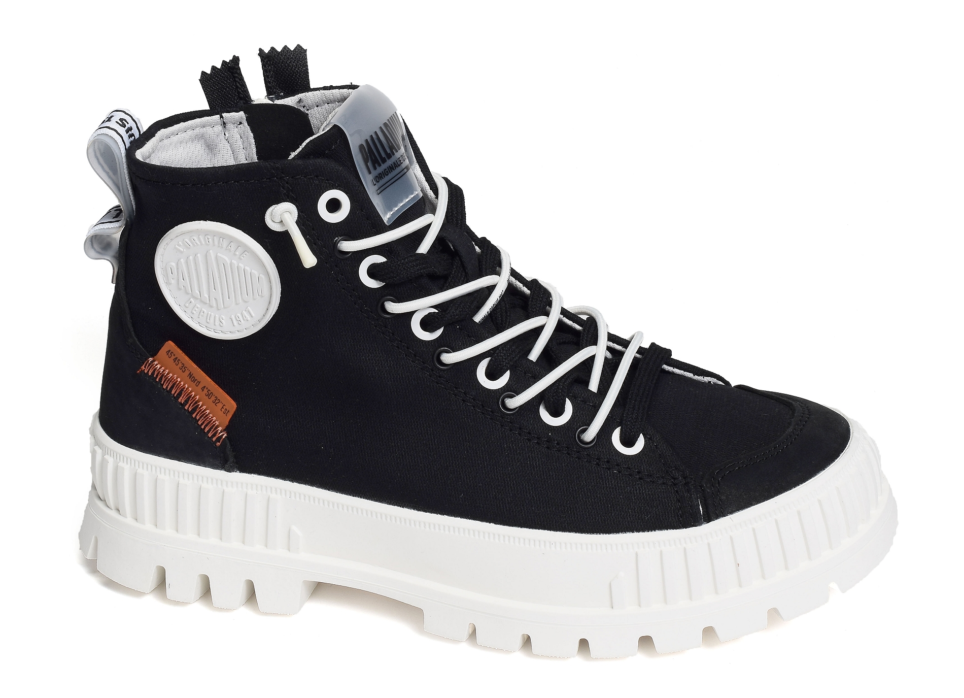 Pallashock back zip noir