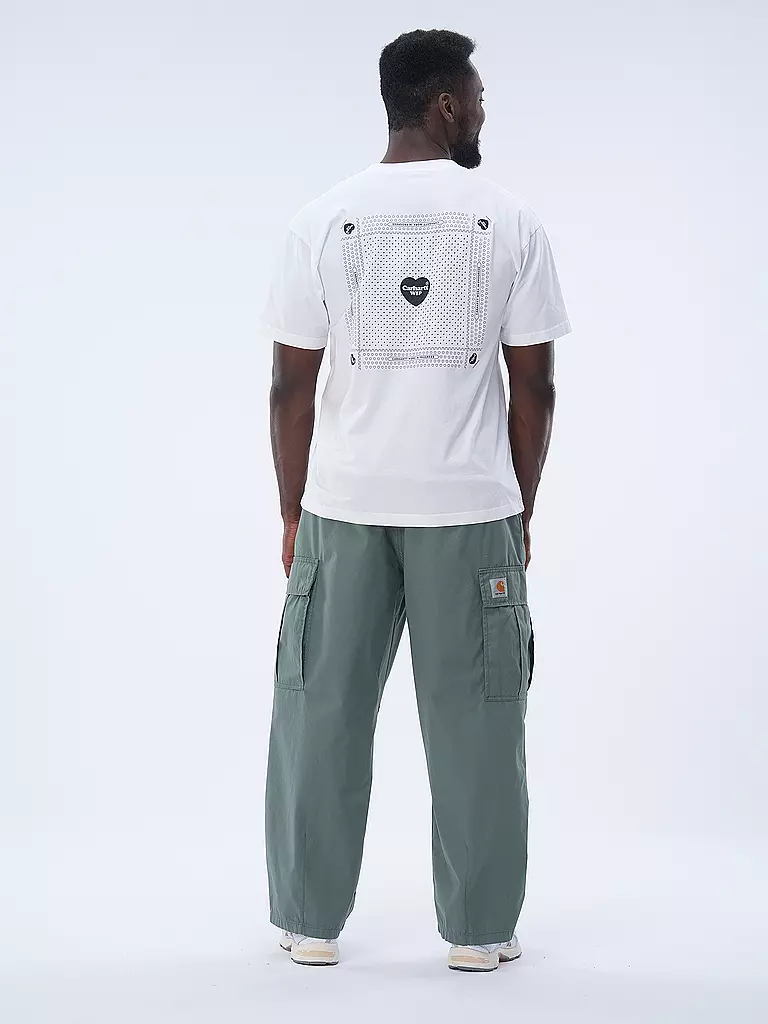 CARHARTT WIP T-Shirt HEART BANDANA weiss