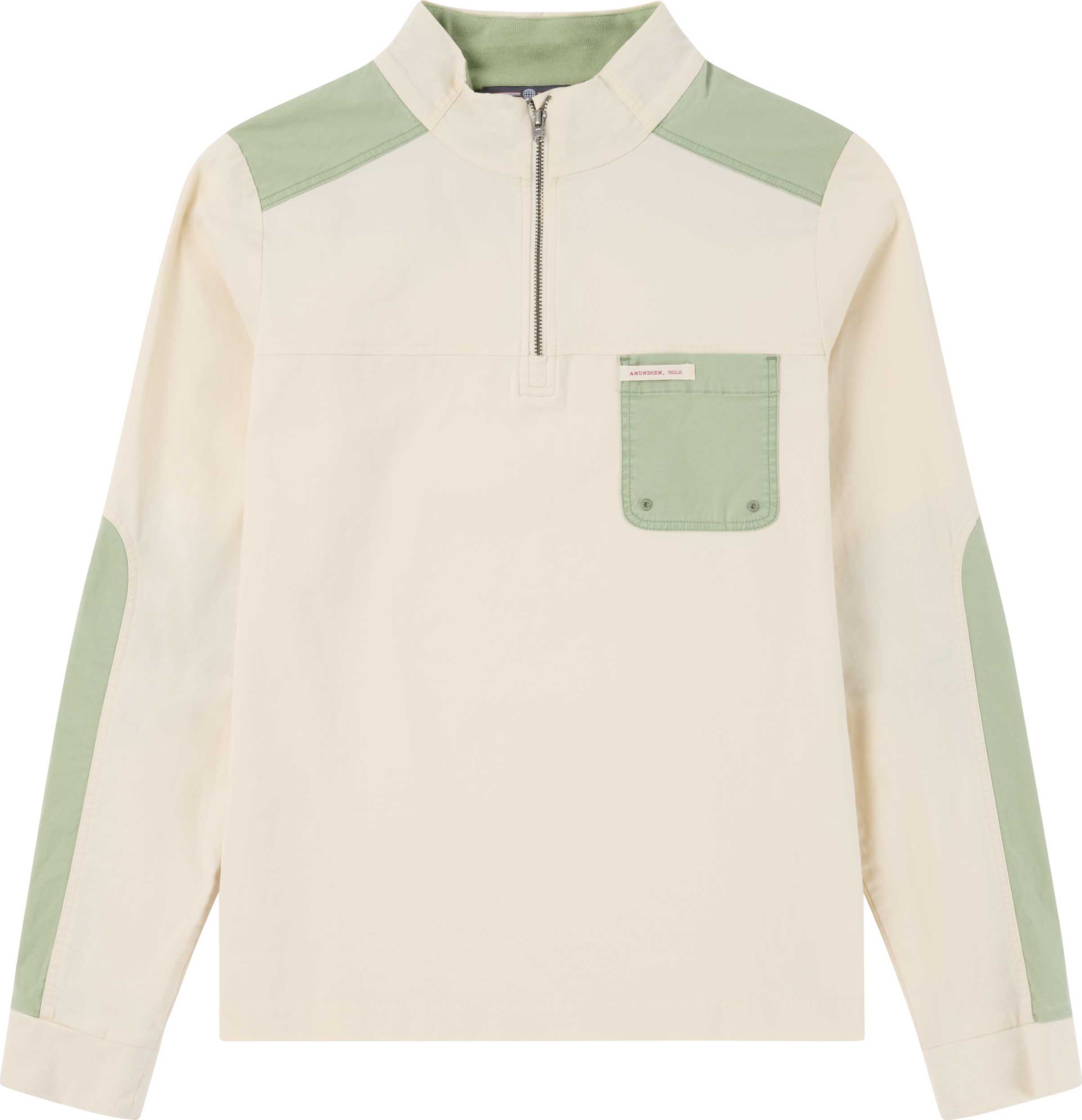 Ditch Hiker Pullover Dame 402/Oatmeal/Faded Willow Green