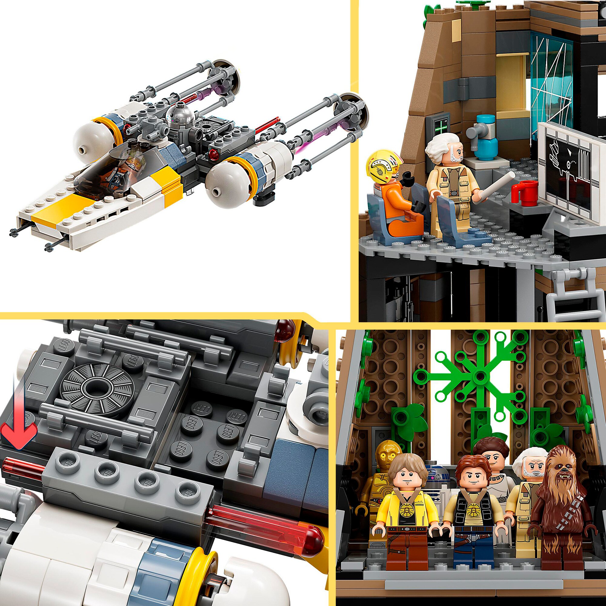 LEGO Konstruktionsspielzeug Star Wars Rebellenbasis auf Yavin 4