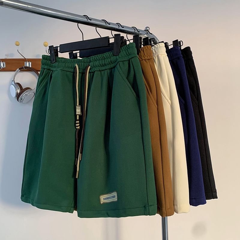 Bay Go Mall - Shorts met trekkoord en letters