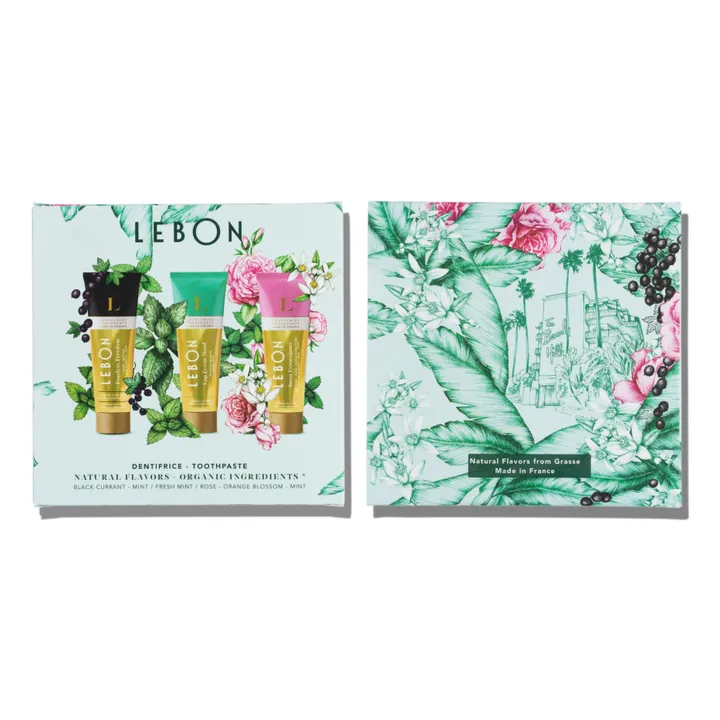 Lebon Coffret dentifrices Green mood