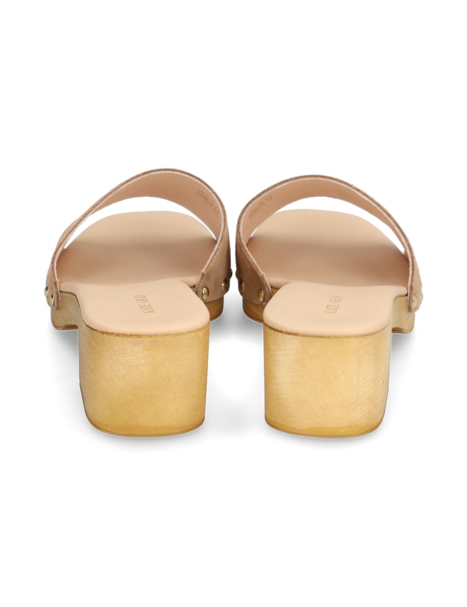 Veloursleder Pantoffel