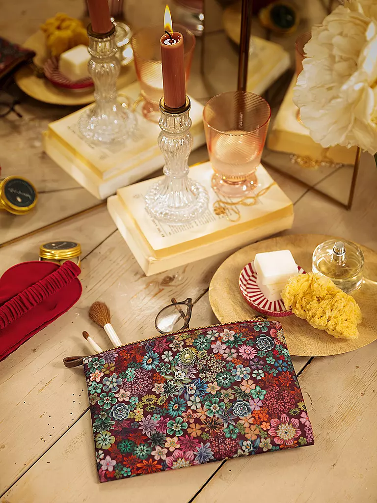 PIP STUDIO Toilettetasche TUTTI I FIORI 24x15,5cm Pink beere