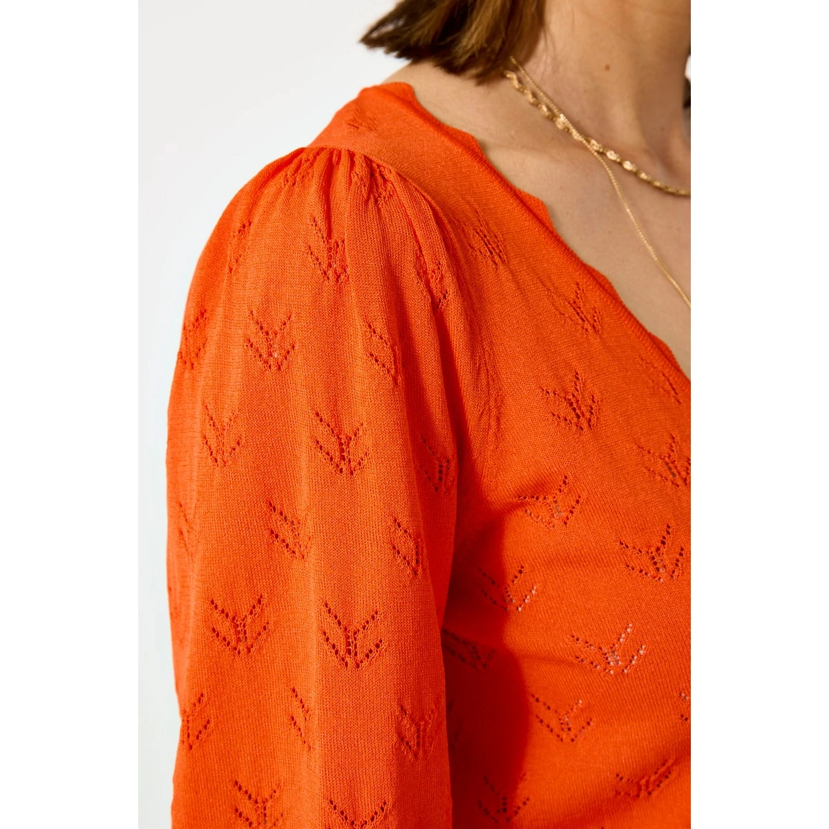 Dames Vest STRW-01VestjeR-hals