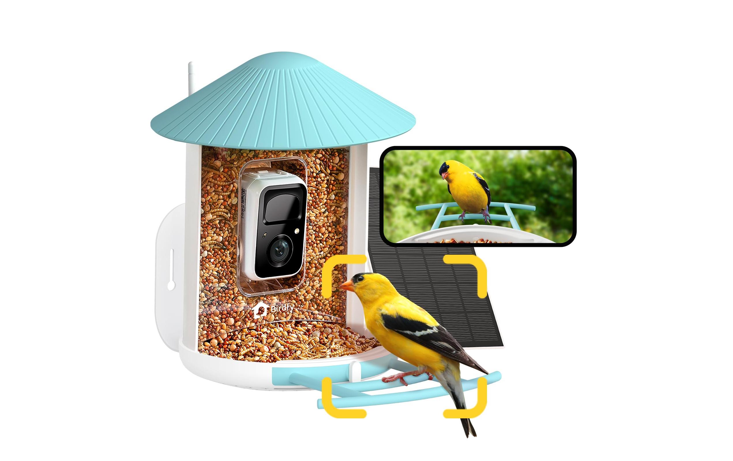 Futterspender Basic Solar<br>Vogelfutterspender mit Kamera und Lifetime AI