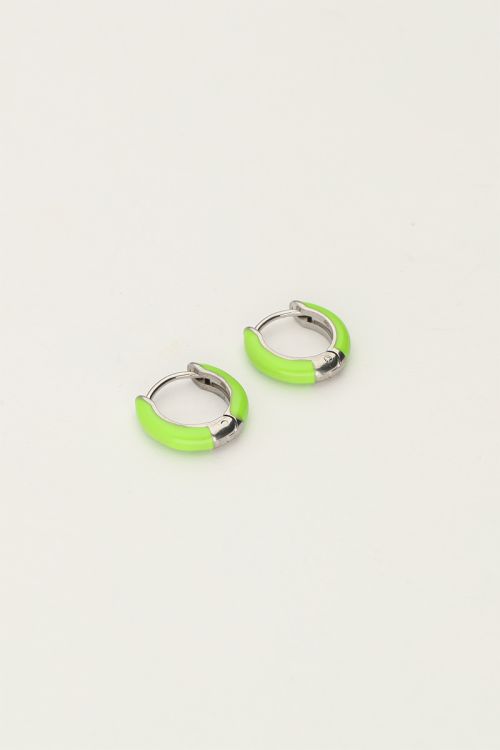 Candy kleine oorringen groen