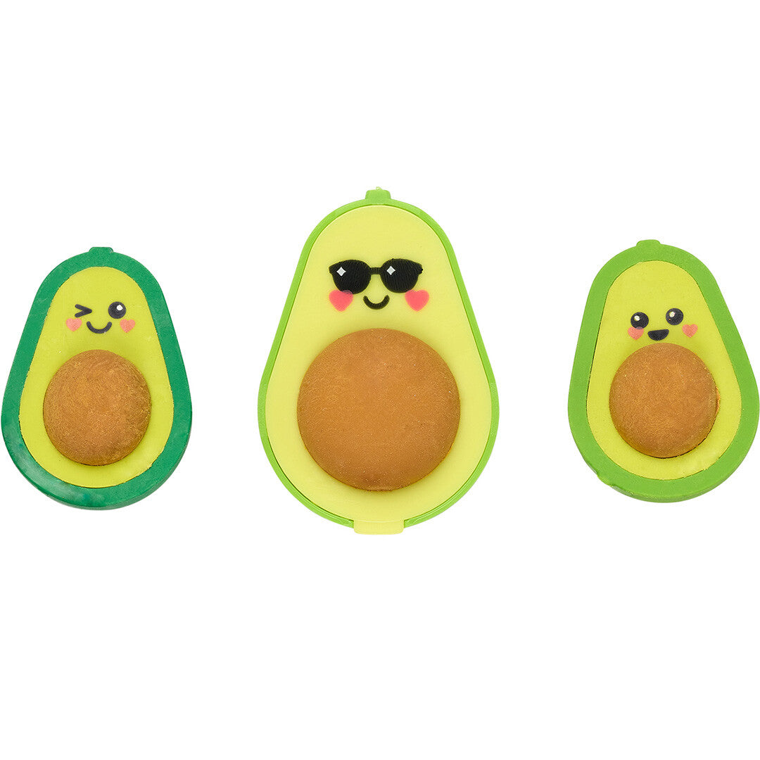 Ooly gummen en puntenslijper avocado