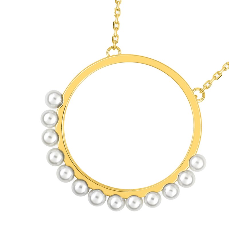 Collier Femme - perle - Or 18 Carats - Longueur : 42 cm