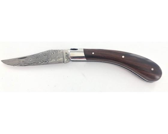 Capuchadou 12 cm Damas Bois de Fer Couteau de Poche - Capouchadou par Fontenille Pataud