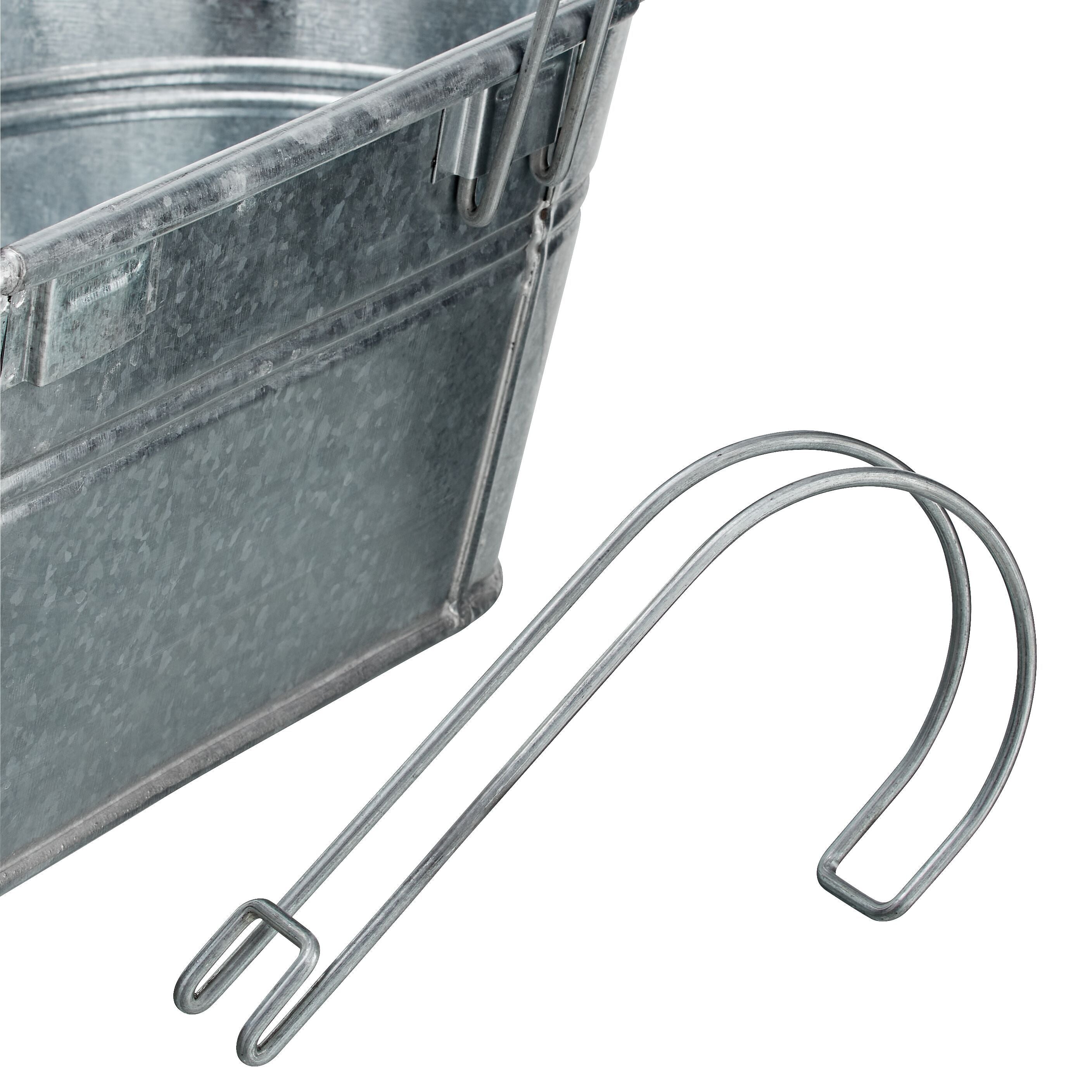 JANA Pflanzengefäss - Silber / B: 40.0 cm x H: 16.0 cm